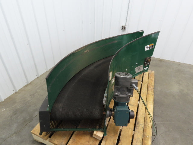 Portec 24"x 90° Spiral Lift Curve Conveyor 19" Belt 230/460V 3PH Drive 72"L