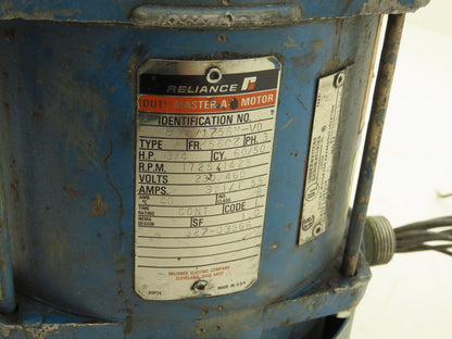 Reliance Electric B76V1756M AC Motor 3/4HP 1725RPM 230/460V 56CZ