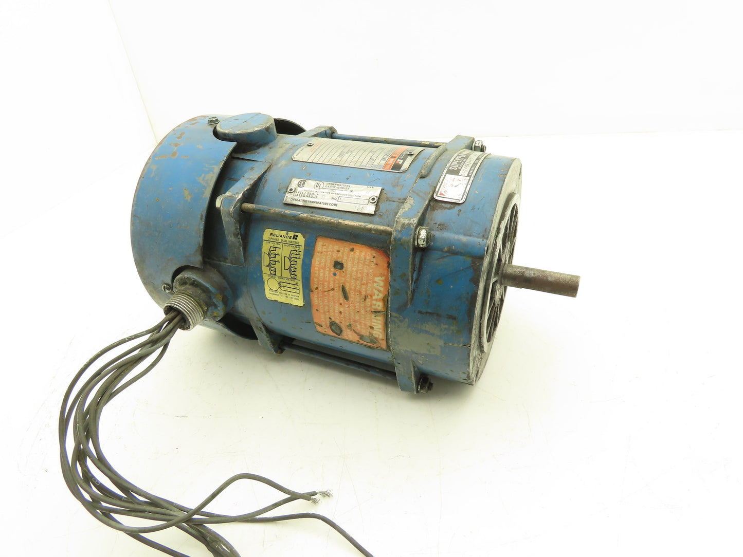 Reliance Electric B76V1756M AC Motor 3/4HP 1725RPM 230/460V 56CZ