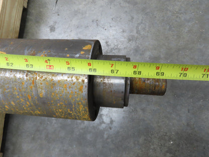 Heavy Duty Steel Conveyor Pulley Roller 5" Dia x 68"BF 72" OAL Welded Shafts
