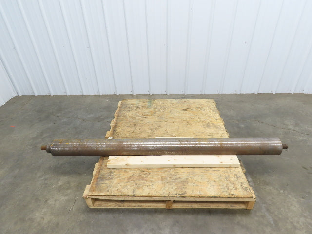 Heavy Duty Steel Conveyor Pulley Roller 5" Dia x 68"BF 72" OAL Welded Shafts