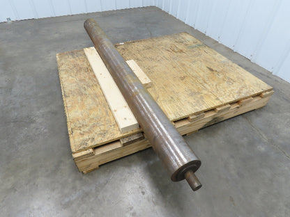 Heavy Duty Steel Conveyor Pulley Roller 5" Dia x 68"BF 72" OAL Welded Shafts