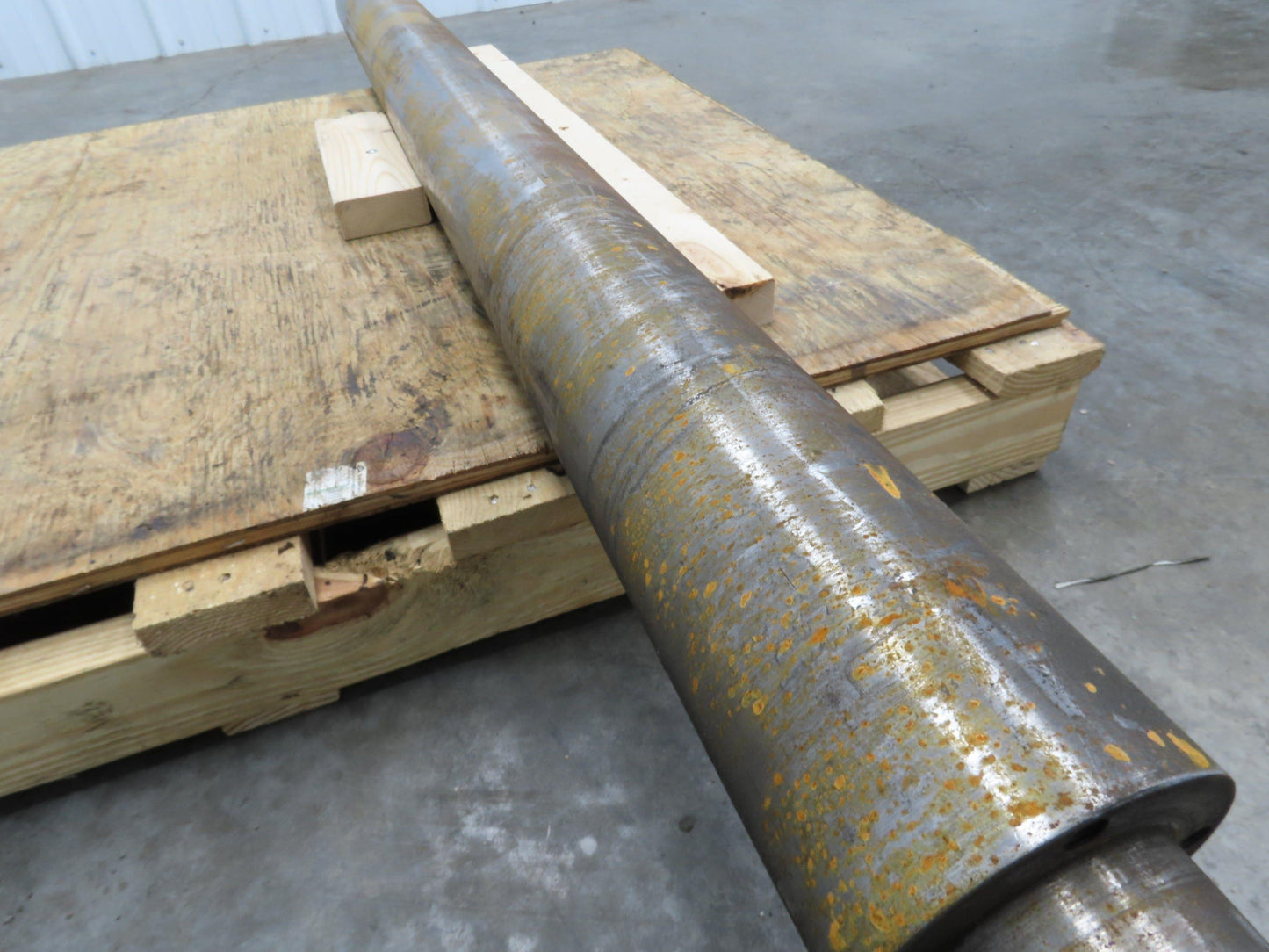 Heavy Duty Steel Conveyor Pulley Roller 5" Dia x 68"BF 72" OAL Welded Shafts