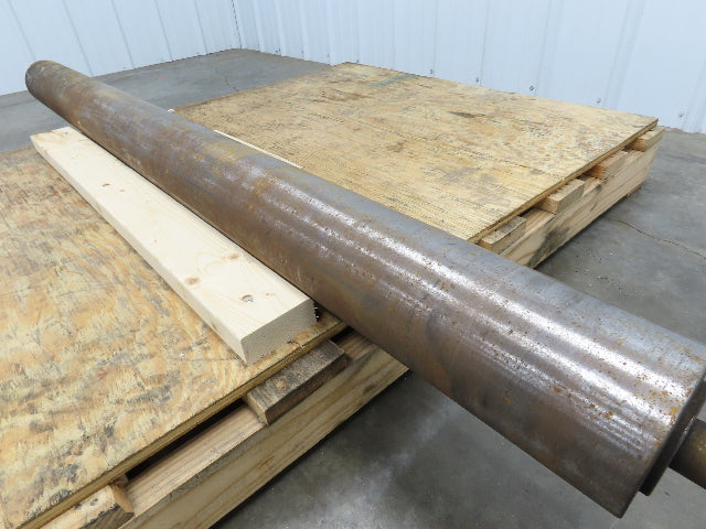 Heavy Duty Steel Conveyor Pulley Roller 5" Dia x 68"BF 72" OAL Welded Shafts