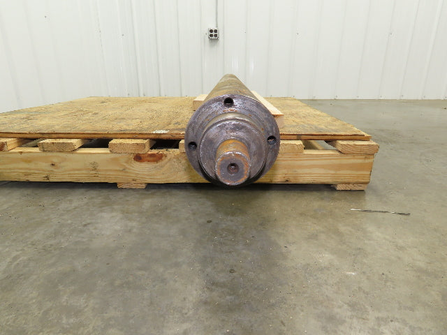 Heavy Duty Steel Conveyor Pulley Roller 5" Dia x 68"BF 72" OAL Welded Shafts