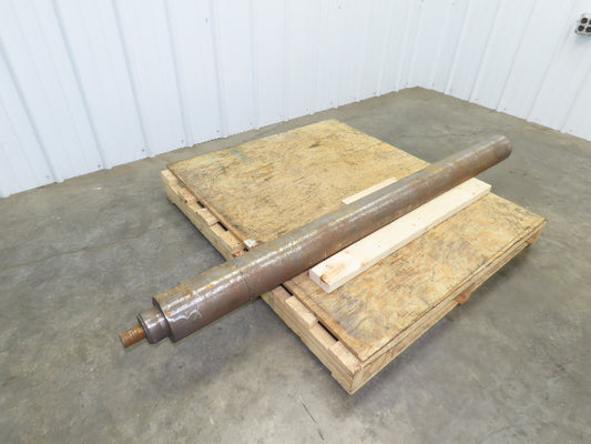 Heavy Duty Steel Conveyor Pulley Roller 5" Dia x 68"BF 72" OAL Welded Shafts