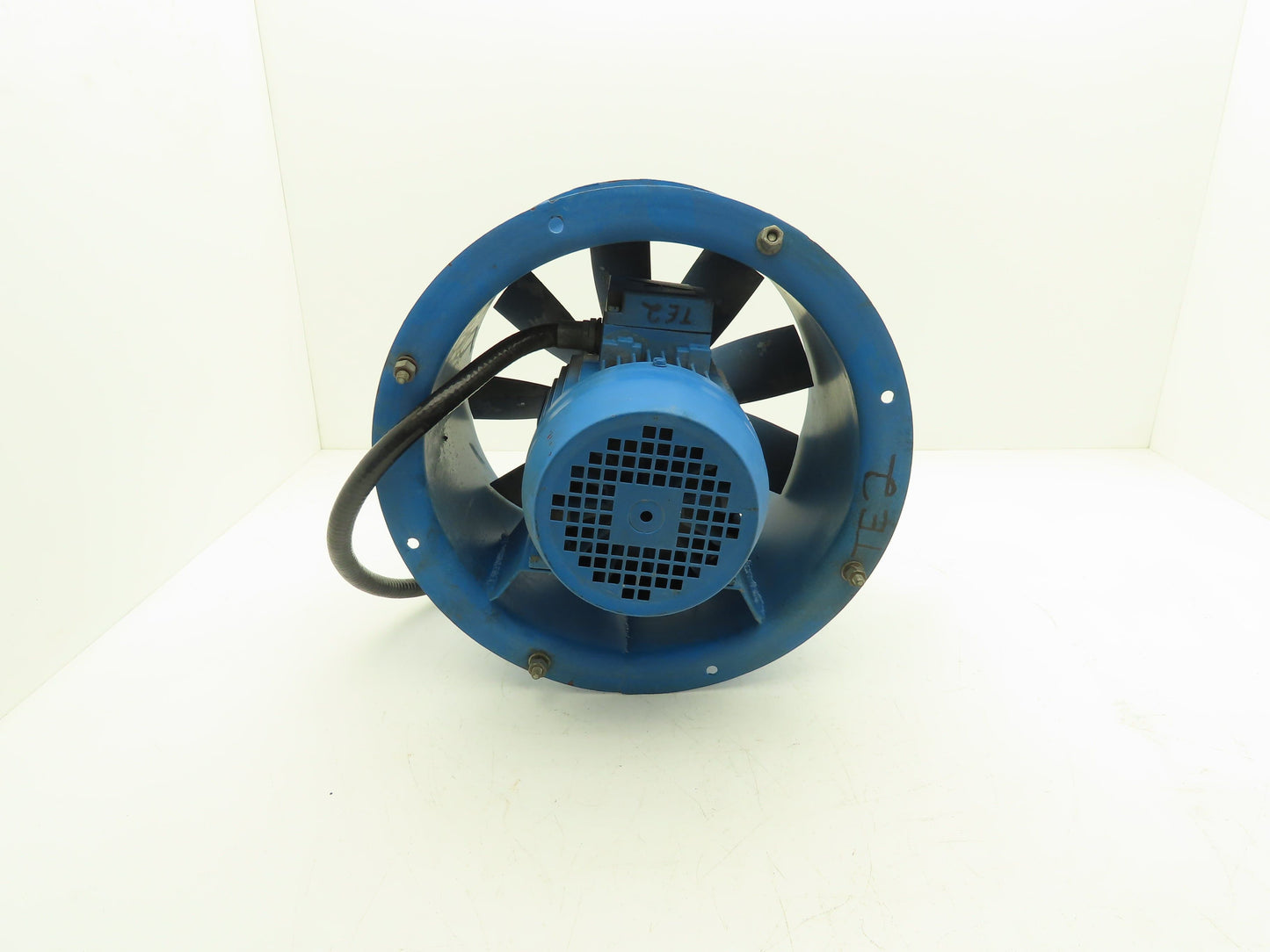 Ansaldo T1A315A0A613F5 Blower Motor Ventilator 12" 3000 CFM 480V 1.7A 3400RPM