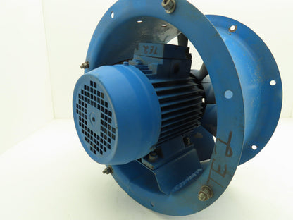 Ansaldo T1A315A0A613F5 Blower Motor Ventilator 12" 3000 CFM 480V 1.7A 3400RPM