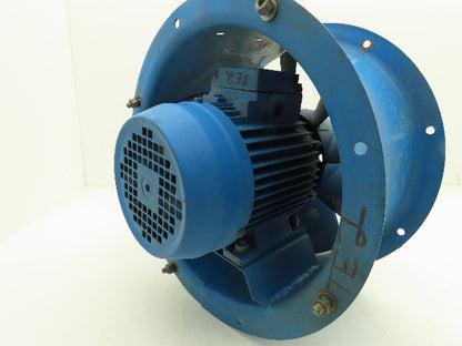 Ansaldo T1A315A0A613F5 Blower Motor Ventilator 12" 3000 CFM 480V 1.7A 3400RPM