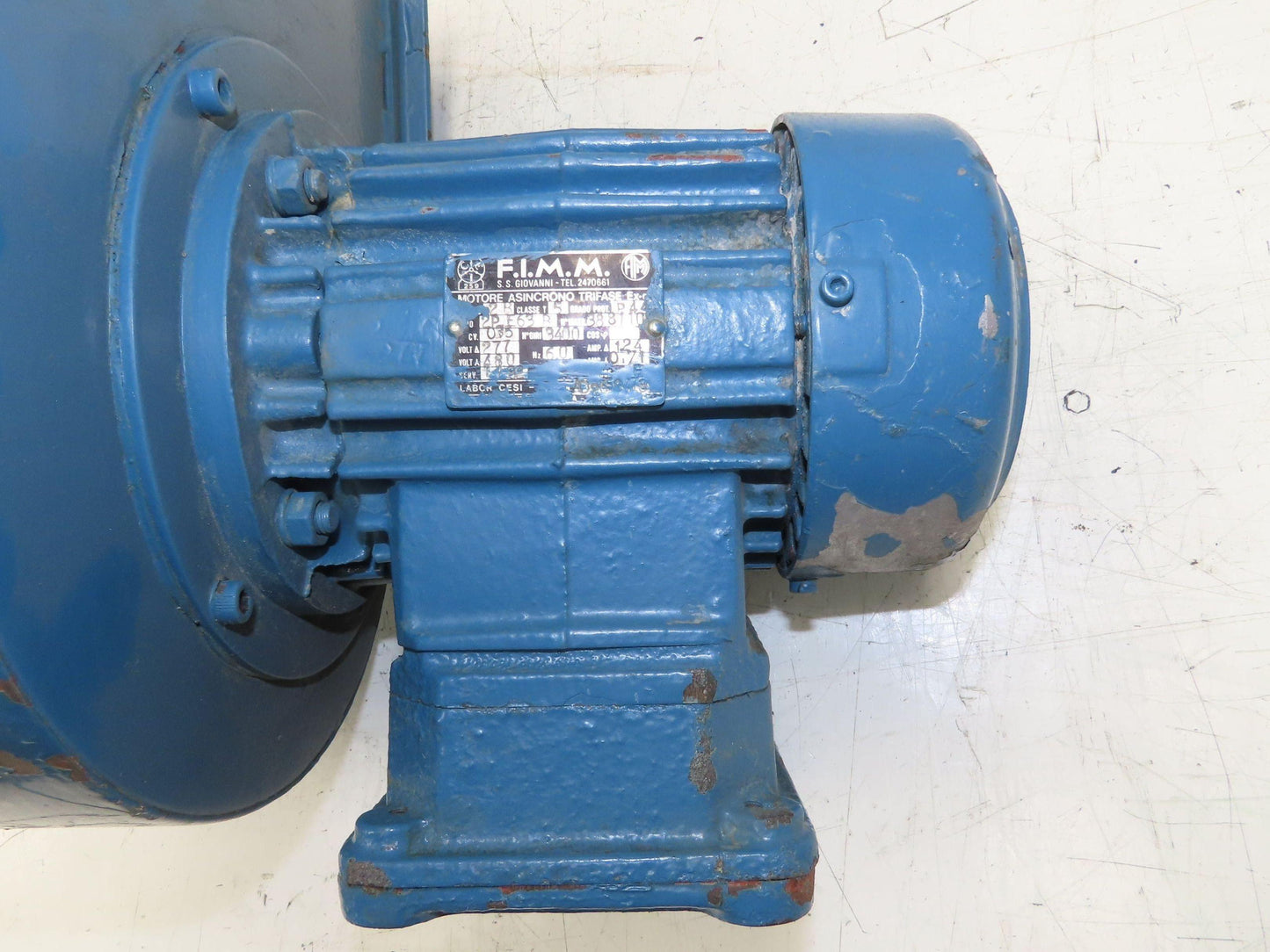 FIMM 2PE63B Blower Motor Ventilator 5" 277/480V 1.24/0.71A 3400RPM