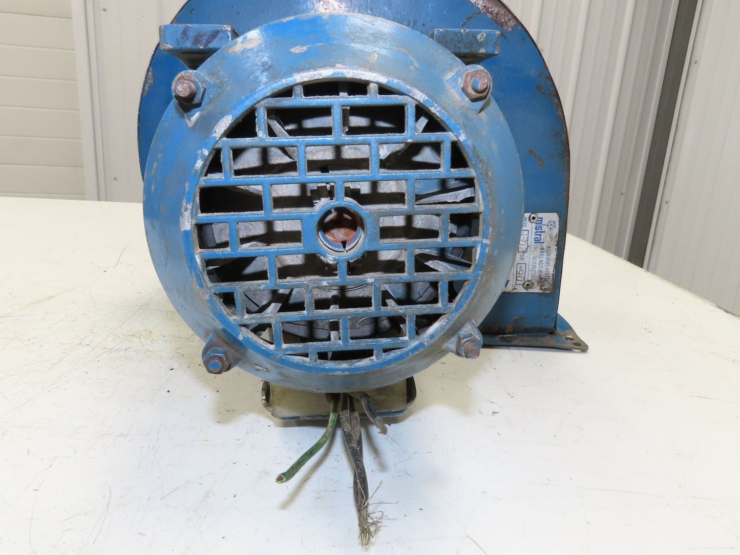 Mistral Squirrel Cage Blower Motor Ventilator 5" 460V 3PH 3500RPM