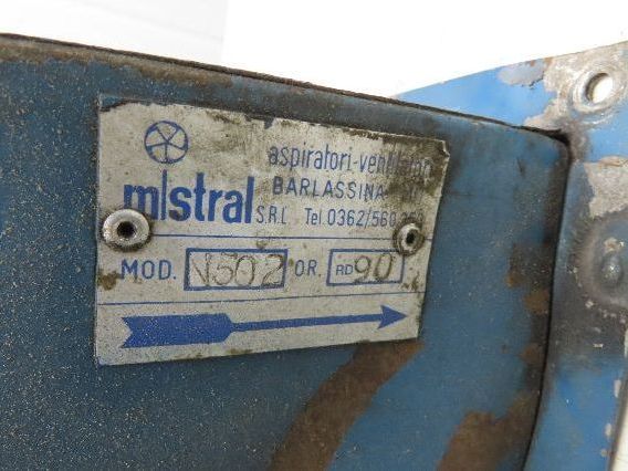 Mistral Squirrel Cage Blower Motor Ventilator 5" 460V 3PH 3500RPM