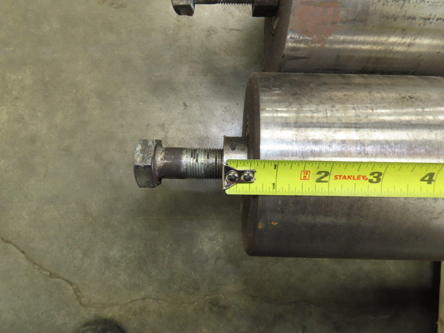 Sprocketed Steel Conveyor Pulley Roller 4.8" Dia x 70"BF  Lot of 5