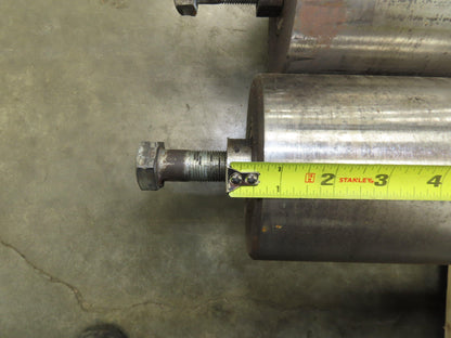 Sprocketed Steel Conveyor Pulley Roller 4.8" Dia x 70"BF  Lot of 5