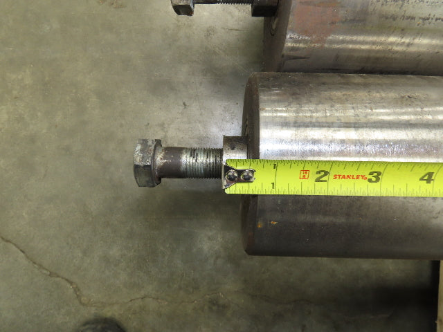 Sprocketed Steel Conveyor Pulley Roller 4.8" Dia x 70"BF  Lot of 5