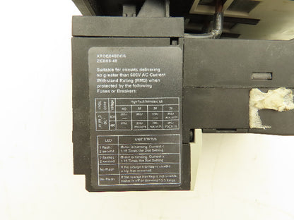Eaton XTOE045DCS XTCE040D DIL M40 Motor Starter Thermal Overload 3PH 480VAC 45A