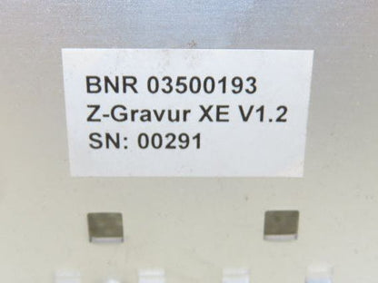 Intermas 97.852 03502190 CPU Slot Rack Chassis Gravure Cylinder HELL Engraving