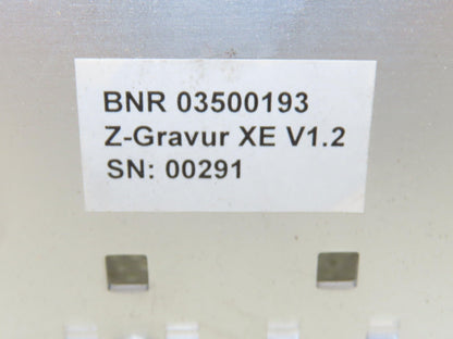 Intermas 97.852 03502190 CPU Slot Rack Chassis Gravure Cylinder HELL Engraving