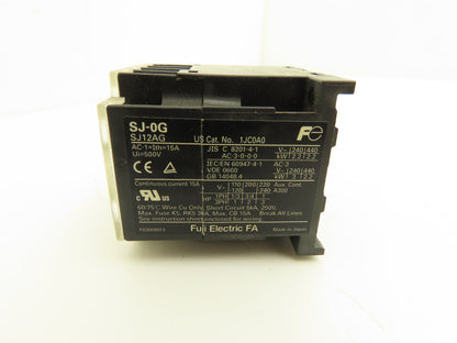 Fuji Electric 1JC0A0 SJ12AG SJ-0G Contactor 3PH 110-240VAC 3HP Lot of 12