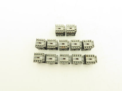 Fuji Electric 1JC0A0 SJ12AG SJ-0G Contactor 3PH 110-240VAC 3HP Lot of 12