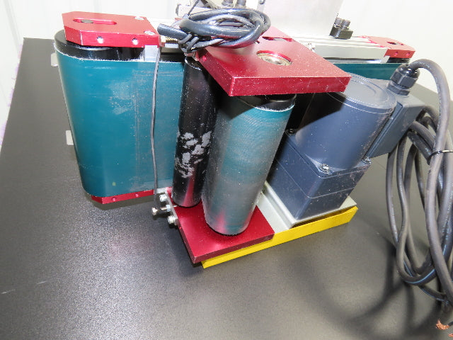 NKE 6"x 17" Small Parts Conveyor Low Profile Flat Belt Slow Feed 220V 3PH 1FPM