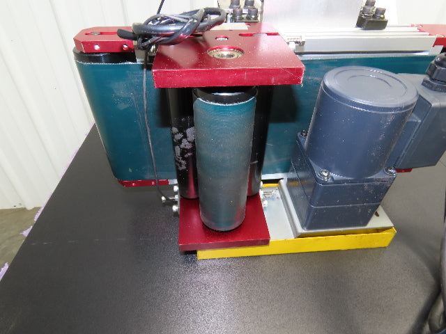 NKE 6"x 17" Small Parts Conveyor Low Profile Flat Belt Slow Feed 220V 3PH 1FPM