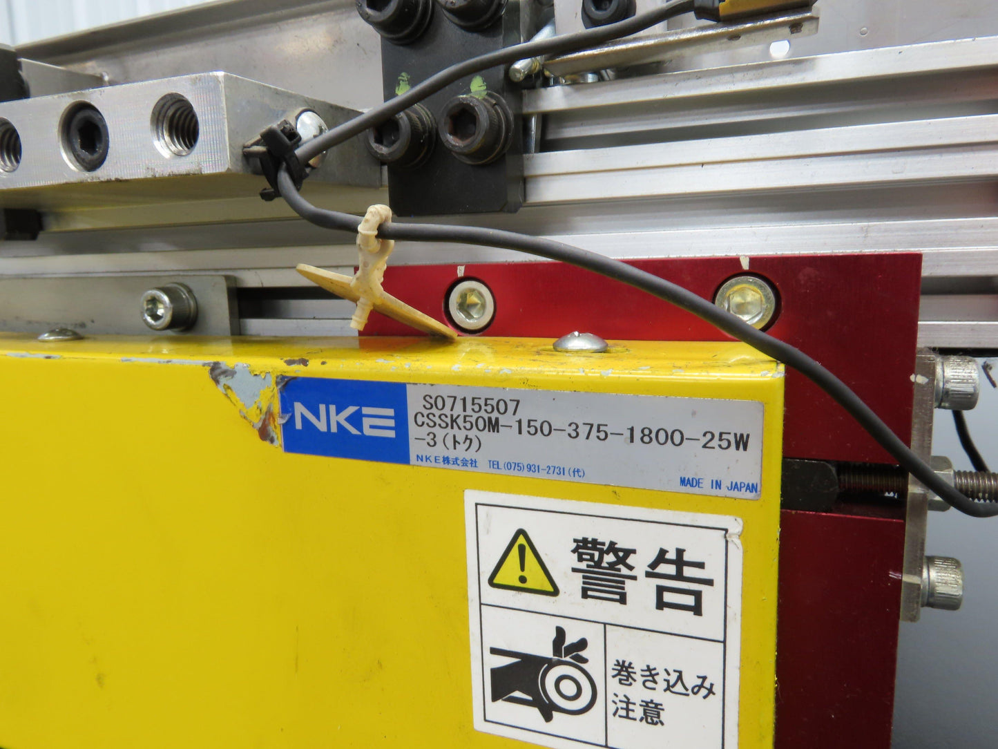 NKE 6"x 17" Small Parts Conveyor Low Profile Flat Belt Slow Feed 220V 3PH 1FPM