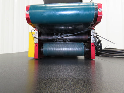 NKE 6"x 17" Small Parts Conveyor Low Profile Flat Belt Slow Feed 220V 3PH 1FPM