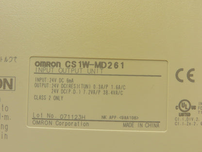 Omron CS1W-MD261 Input Output Unit 24VDC