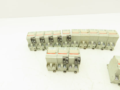 Fuji Electric Circuit Breakers AC/DC | 1/3/5A | 1/2/3-Pole | Mixed Lot of 30