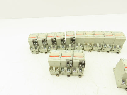 Fuji Electric Circuit Breakers AC/DC | 1/3/5A | 1/2/3-Pole | Mixed Lot of 30