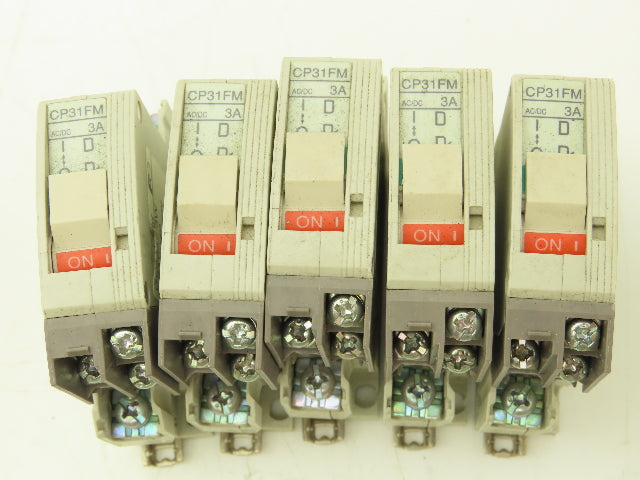 Fuji Electric Circuit Breakers AC/DC | 1/3/5A | 1/2/3-Pole | Mixed Lot of 30