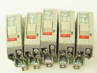 Fuji Electric Circuit Breakers AC/DC | 1/3/5A | 1/2/3-Pole | Mixed Lot of 30