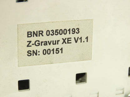 Intermas BNR 03500193 CPU Slot Rack Chassis Gravure Cylinder HELL Engraving