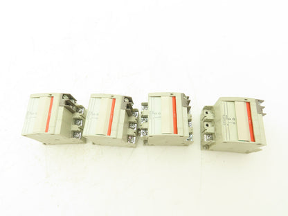 Fuji Electric CP33FM/15W CP33FS/20W AC Circuit Breakers 15/20A 3-Pole Lot of 4