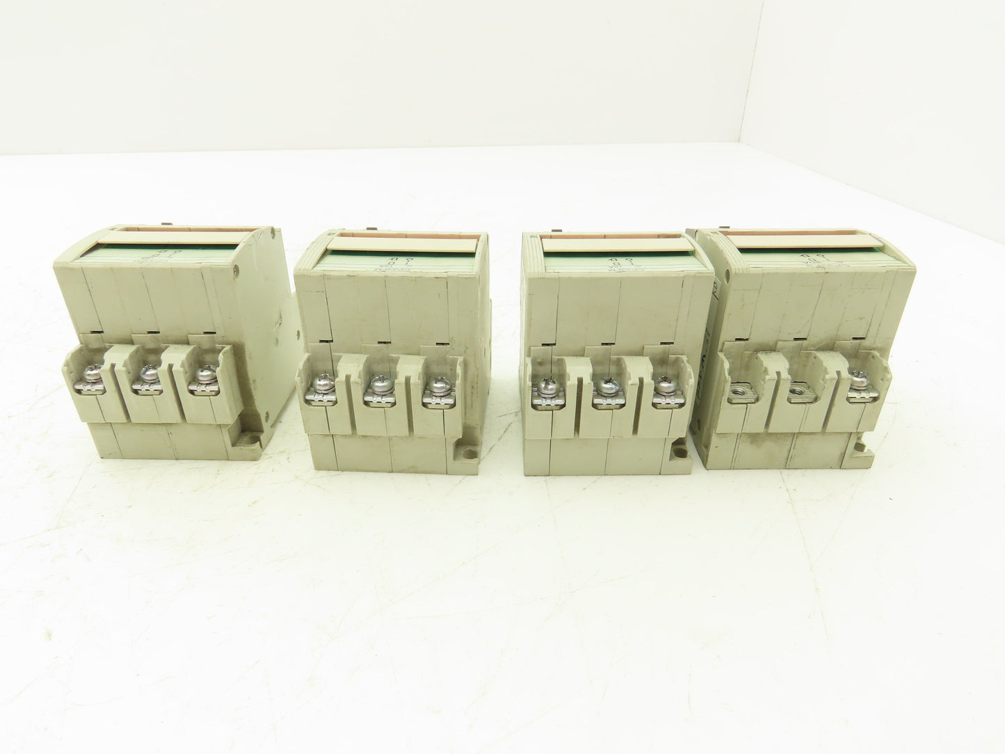 Fuji Electric CP33FM/15W CP33FS/20W AC Circuit Breakers 15/20A 3-Pole Lot of 4