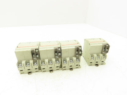 Fuji Electric CP33FM/15W CP33FS/20W AC Circuit Breakers 15/20A 3-Pole Lot of 4