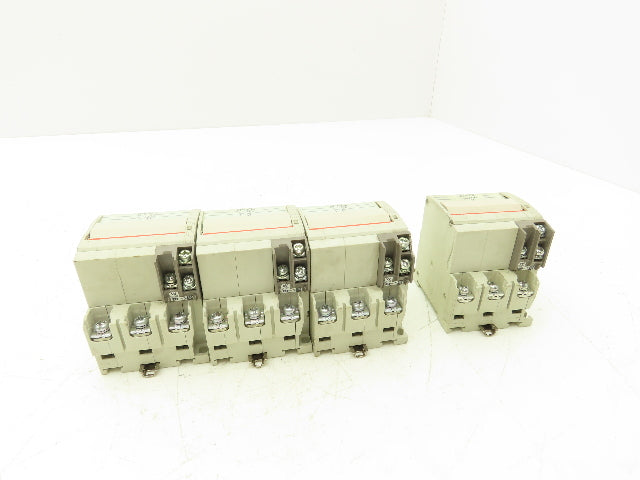 Fuji Electric CP33FM/15W CP33FS/20W AC Circuit Breakers 15/20A 3-Pole Lot of 4