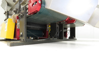 NKE 6"x 22" Double Belt Conveyor Small Parts Slow Feed Chute 220V 1FPM