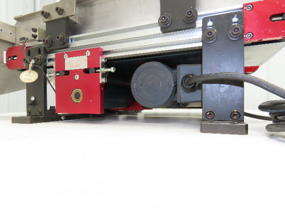 NKE 6"x 22" Double Belt Conveyor Small Parts Slow Feed Chute 220V 1FPM