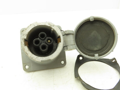 Killark Electric VR3034 Covered Plug 3-Wire 4-Pole 30A 600VAC 250VDC