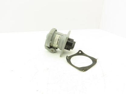 Killark Electric VR3034 Covered Plug 3-Wire 4-Pole 30A 600VAC 250VDC