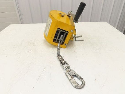 Miller 8442/65 Manhandler Manrated 350lbs Work Winch 65' SS Cable Confined Space