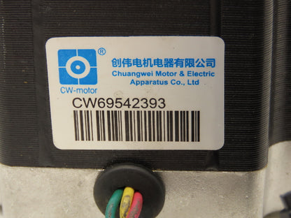 Chuangwei Motor 86BHH114-500A-32E Stepper Motor 2PH 5A 1/2" Shaft 4.33 Ft-Lb