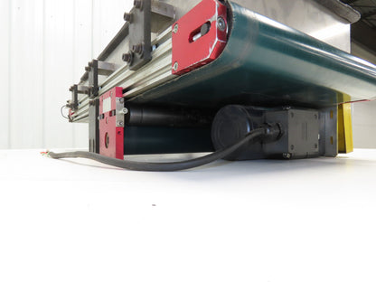 NKE 12"x 33" Small Parts Conveyor Low Profile Flat Belt Slow Feed 220V 1FPM