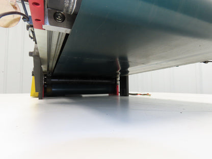 NKE 12"x 33" Small Parts Conveyor Low Profile Flat Belt Slow Feed 220V 1FPM