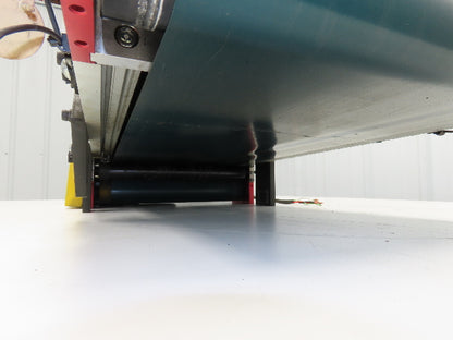 NKE 12"x 33" Small Parts Conveyor Low Profile Flat Belt Slow Feed 220V 1FPM