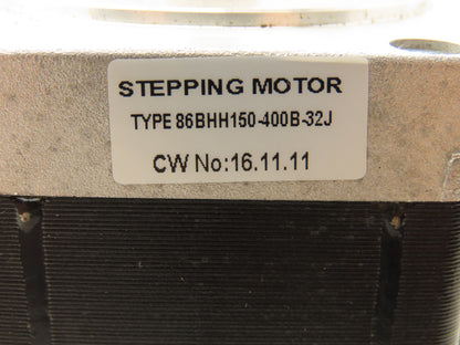 Chuangwei Motor 86BHH150-400B-32J Stepper Motor 2PH 5A 1/2" Shaft 4.4 Ft-Lb