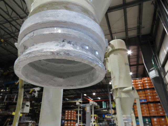 Nucon 60 Gallon Cyclone Dust Collector Baghouse Receiver Blowoff 36" Filters