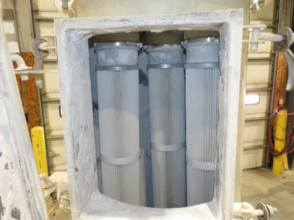 Nucon 60 Gallon Cyclone Dust Collector Baghouse Receiver Blowoff 36" Filters